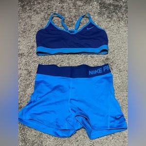 Nike active workout set, size S-M